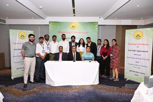We are thrilled and excited to announce that GNGPL Team has signed its highest ever Long Term Gas Sale Agreement with M/s Mandovi River Pellets Pvt. Ltd on 5-October-2023.